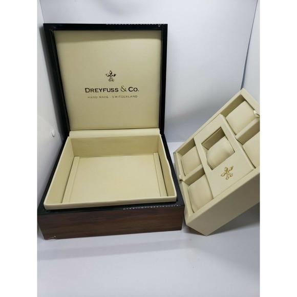 Dreyfuss & Co Wood Display Watch Box - Picture 3 of 8